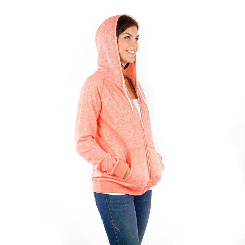 7892 Ladies French Terry Long Sleeve Zip Hoodie
