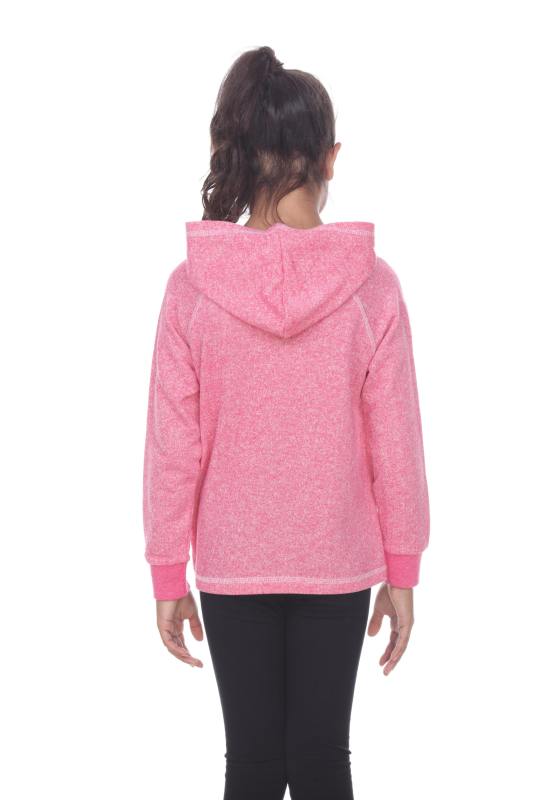 8906G Girls French Terry Pullover Hoodie