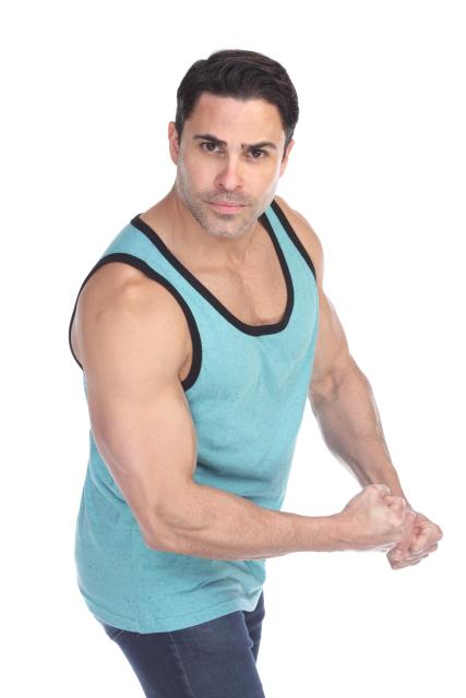 2205 Mens Nub Jersey Ringer Tank