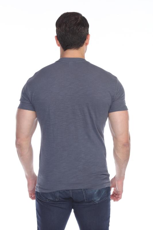 6550 Men's Short Sleeve Cotton Slub Tee