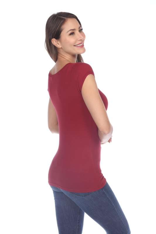 5001 Junior's Cap Sleeve Scoop Neck Tee