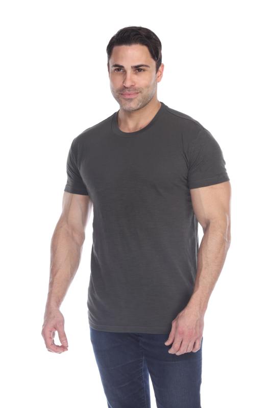 6550 Men's Short Sleeve Cotton Slub Tee