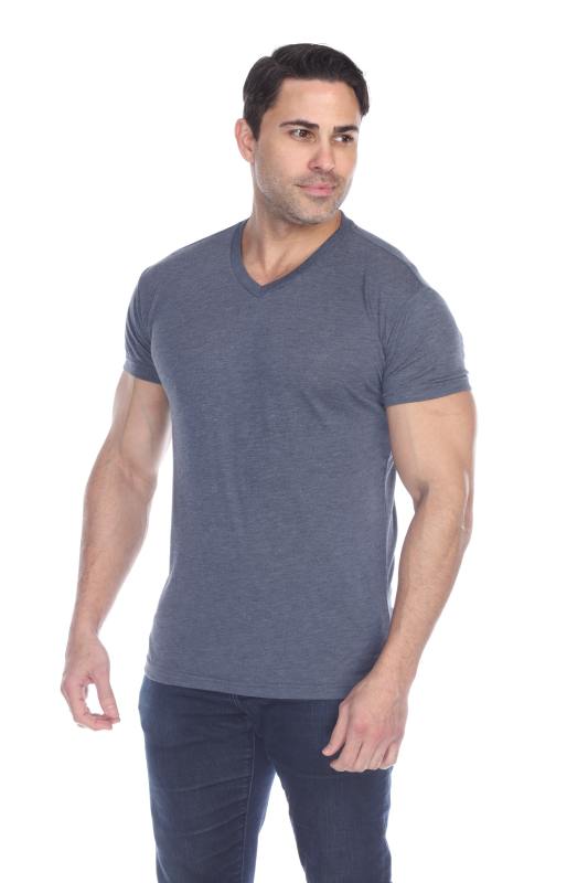 3751 Men's Tri Blend V-Neck Tee