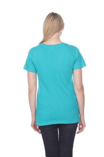 7100 Ladies Jersey Short Sleeve Scoop Neck Tee