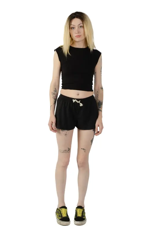 3212 Drawstring Tri Blend Lounge Short