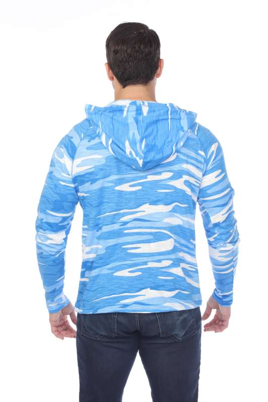 3606C Adult Unisex Camo Print Pullover Hoodie