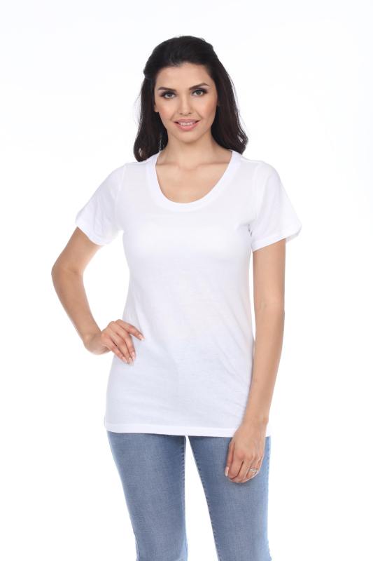 7100 Ladies Jersey Short Sleeve Scoop Neck Tee