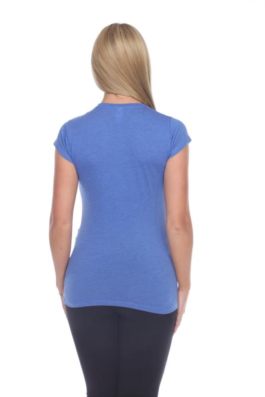 3000 Junior's Cap Sleeve CVC Blended Crew Neck Tee