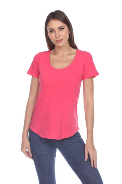 1001 Juniors Scoop Neck Tee