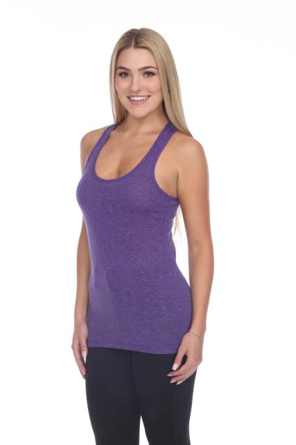 2004 Junior's Poly Linen Blend Racerback Tank