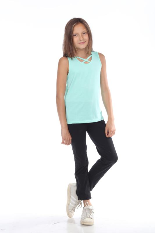 9211 Girls Cross Strap Front Tank