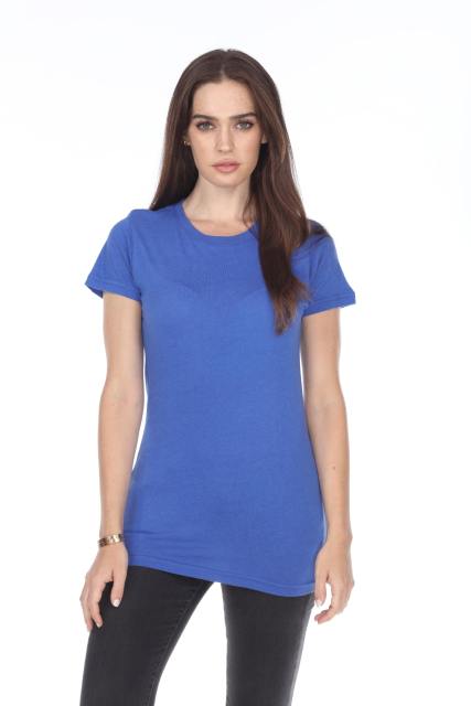 3900 Junior's Bamboo Blend Short Sleeve Crew Neck Tee