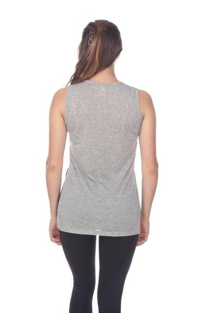 2011 Junior's Poly Linen Blend Vented Muscle Tank