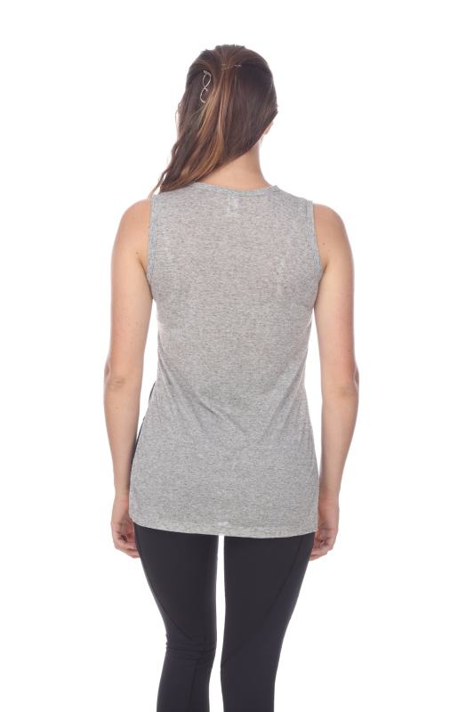 2011 Junior's Poly Linen Blend Vented Muscle Tank