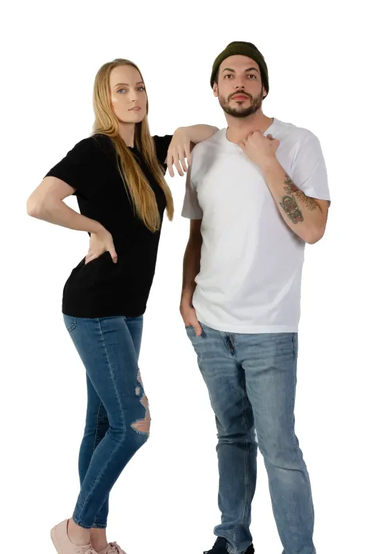 8888 Unisex Pima Cotton Short Sleeve Crew Neck Tee