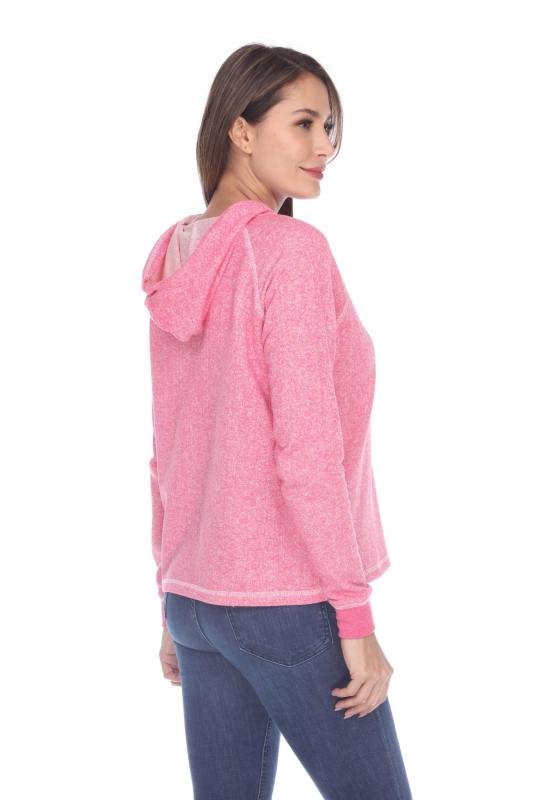 8906 Junior's French Terry Boxy Hoodie Pullover