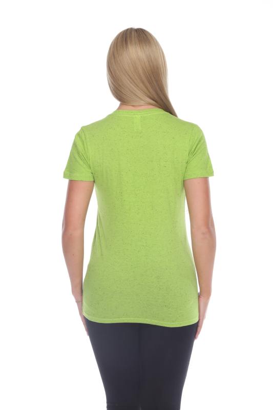 1203 Junior's Cotton Nub Short Sleeve Regular V-Neck Tee