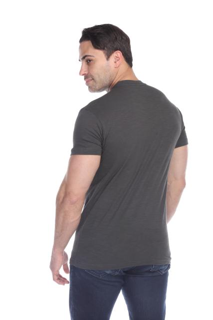 6550 Men's Short Sleeve Cotton Slub Tee