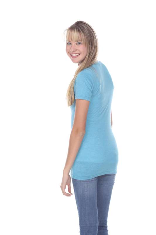 3200 Junior's Tri Blend Short Sleeve Crew Neck Tee