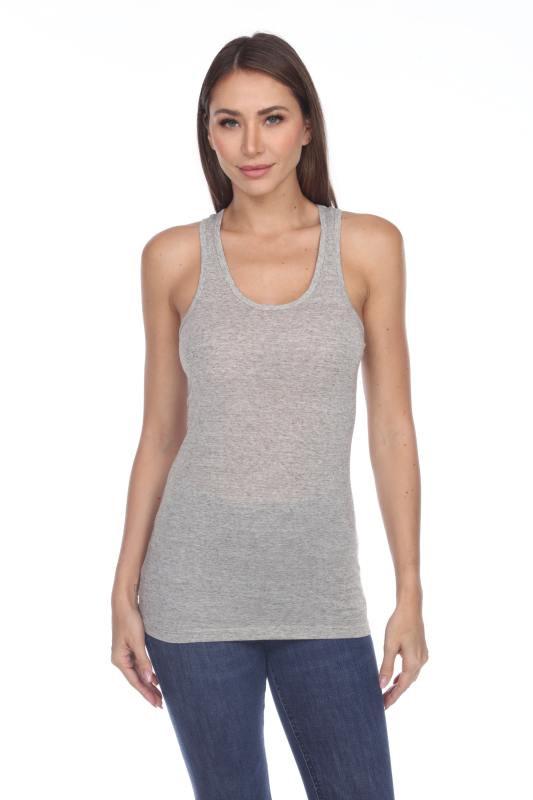 2004 Junior's Poly Linen Blend Racerback Tank