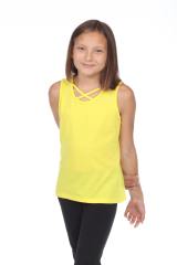 9211 Girls Cross Strap Front Tank