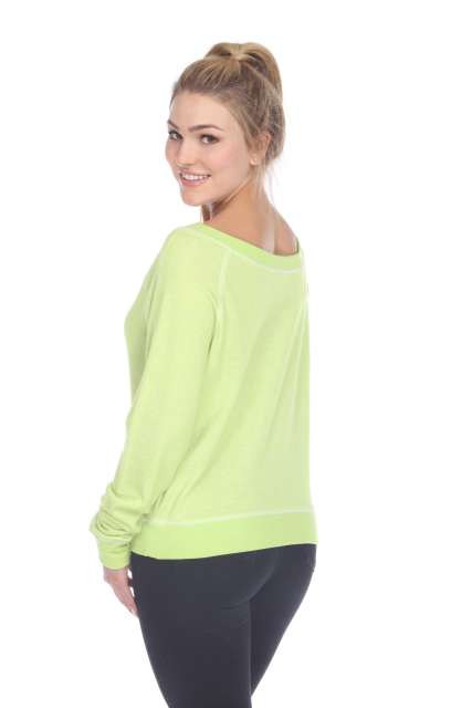 8904 Junior's French Terry Long Sleeve Pullover