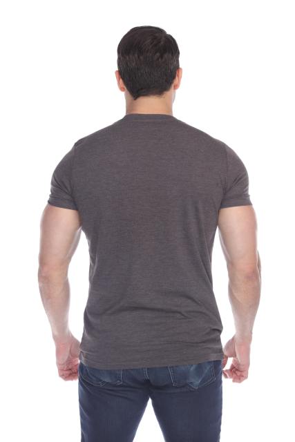 3600 Men's Short Sleeve CVC Blended Crew Neck Tee