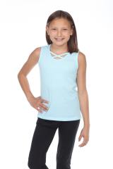 9211 Girls Cross Strap Front Tank