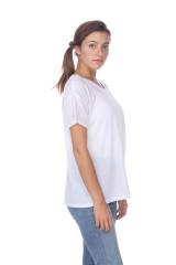 3306 Junior's Drop Shoulder Tee