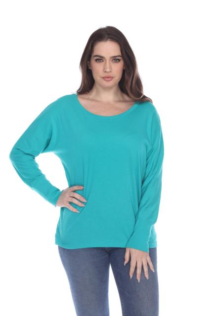 1101 Junior's Kimono Long Sleeve Hi-Lo Tee