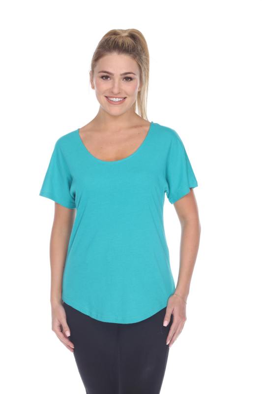 3905 Junior's Bamboo Blend Curve Hem Dolman