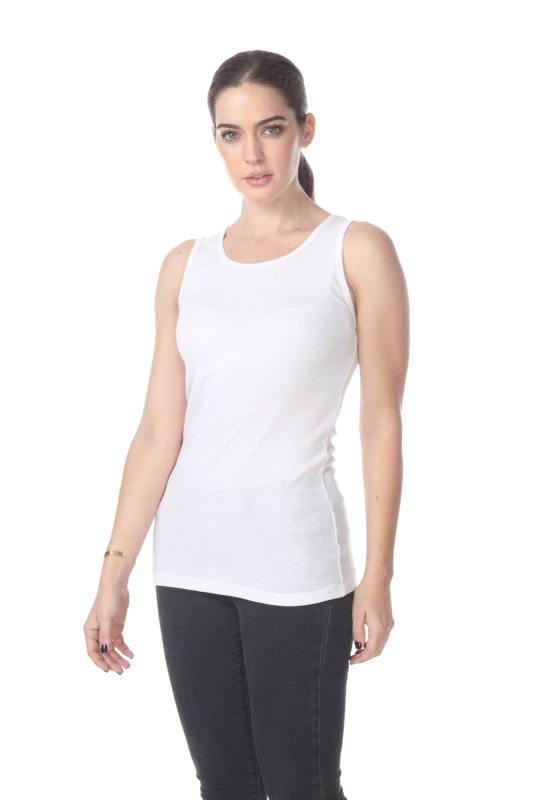 2000 2 x 1 Rib Tank Top
