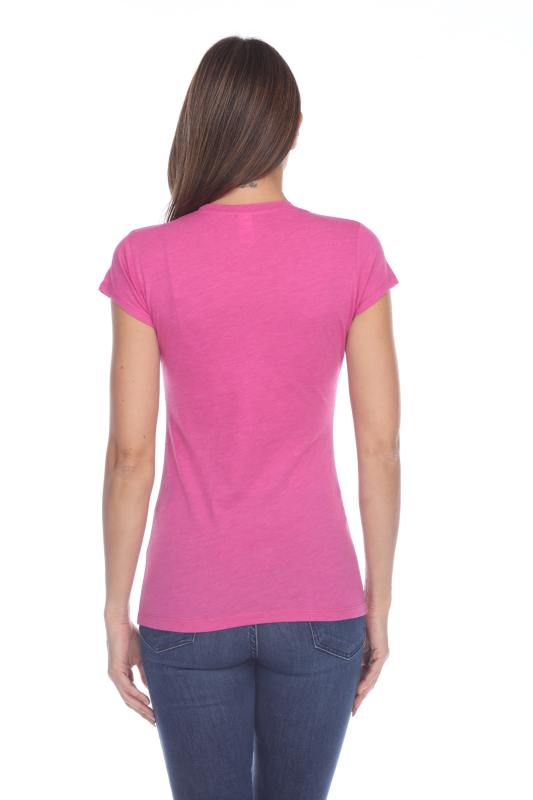 3000 Junior's Cap Sleeve CVC Blended Crew Neck Tee