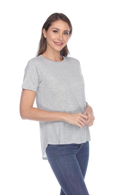 3305 Junior's Shirred Tee