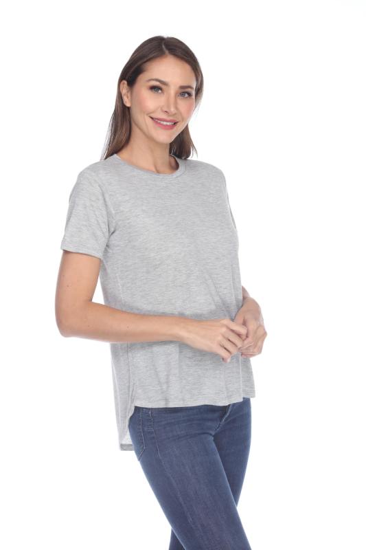 3305 Junior's Shirred Tee