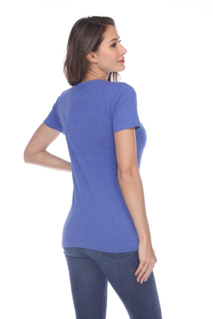 3200 Junior's Tri Blend Short Sleeve Crew Neck Tee