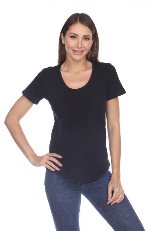 1001 Juniors Scoop Neck Tee