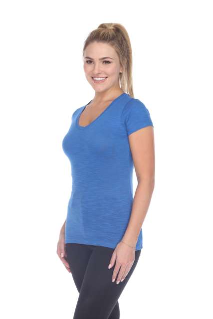 6053 Juniors Cap Sleeve Cotton Slub Tee