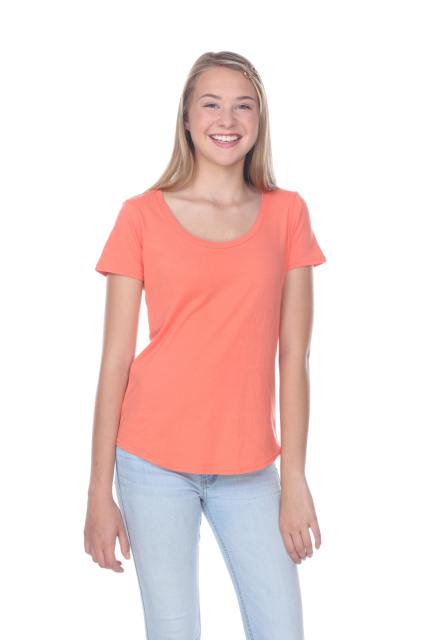 1001 Juniors Scoop Neck Tee