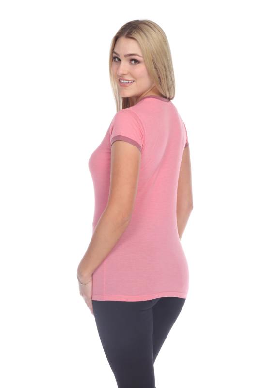 3001 Junior's Cap Sleeve CVC Blended Ringer Tee
