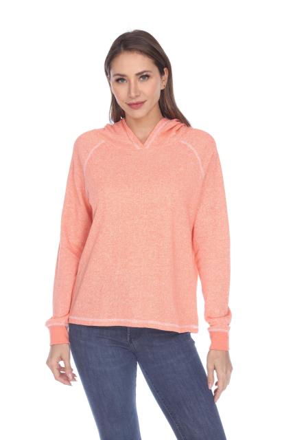 8906 Junior's French Terry Boxy Hoodie Pullover