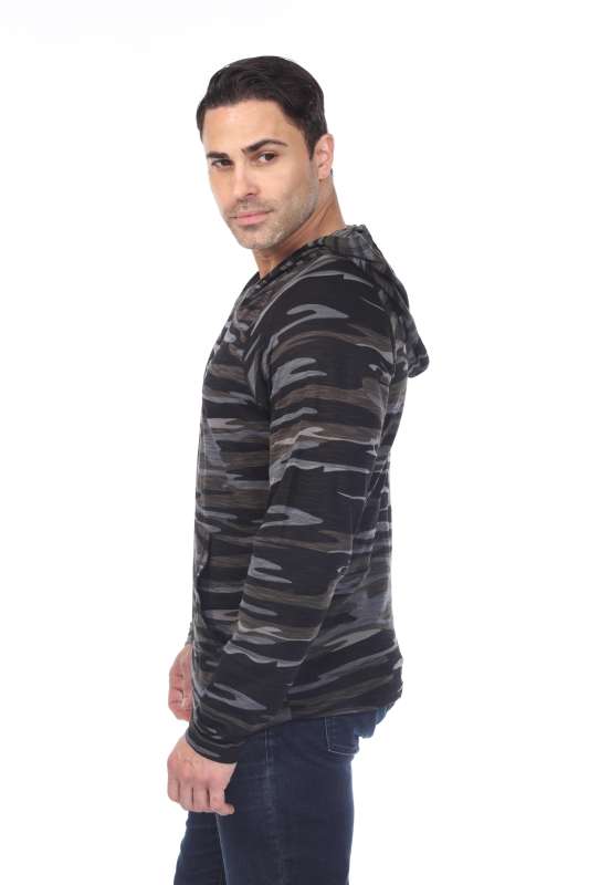 3606C Adult Unisex Camo Print Pullover Hoodie