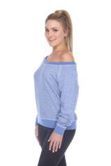 8904 Junior's French Terry Long Sleeve Pullover