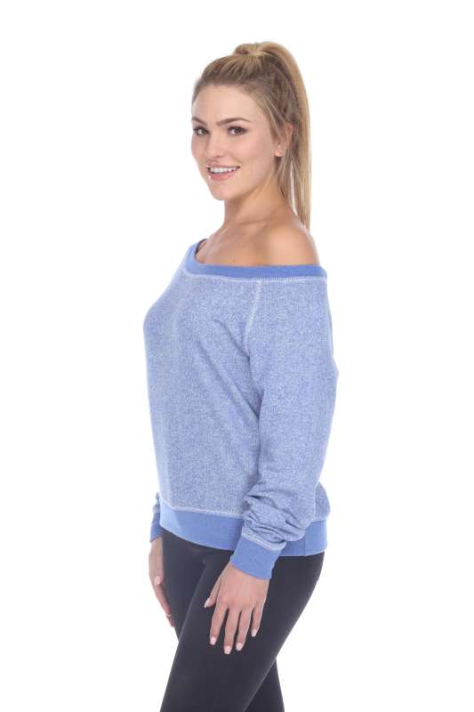 8904 Junior's French Terry Long Sleeve Pullover