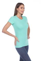 1000 Junior's Luxury Cap Sleeve Crew Neck Tee
