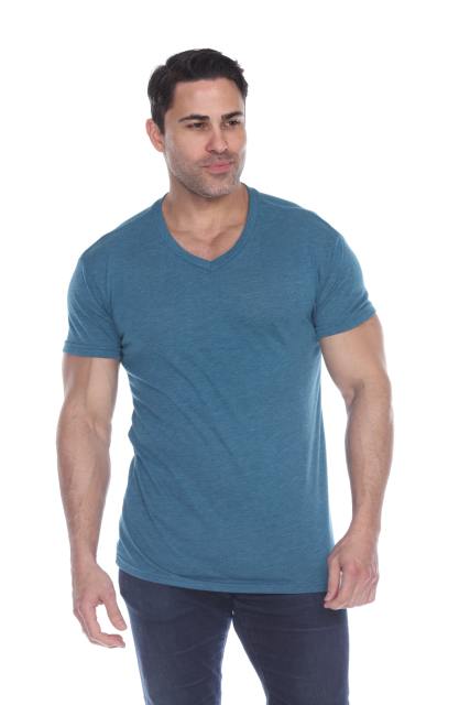 3751 Men's Tri Blend V-Neck Tee