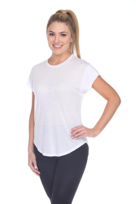 3307 Junior's Modern Cap Sleeve Tee