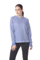 8906 Junior's French Terry Boxy Hoodie Pullover
