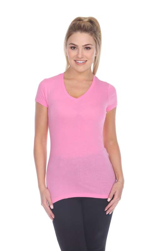 5003 Juniors Cap Sleeve "Tear Drop" V-Neck Tee