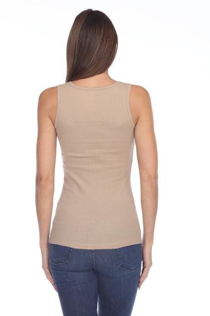 2000 2 x 1 Rib Tank Top